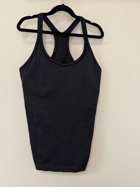 Lululemon: Women's Black Ebb to Street Tank Top, Size 8